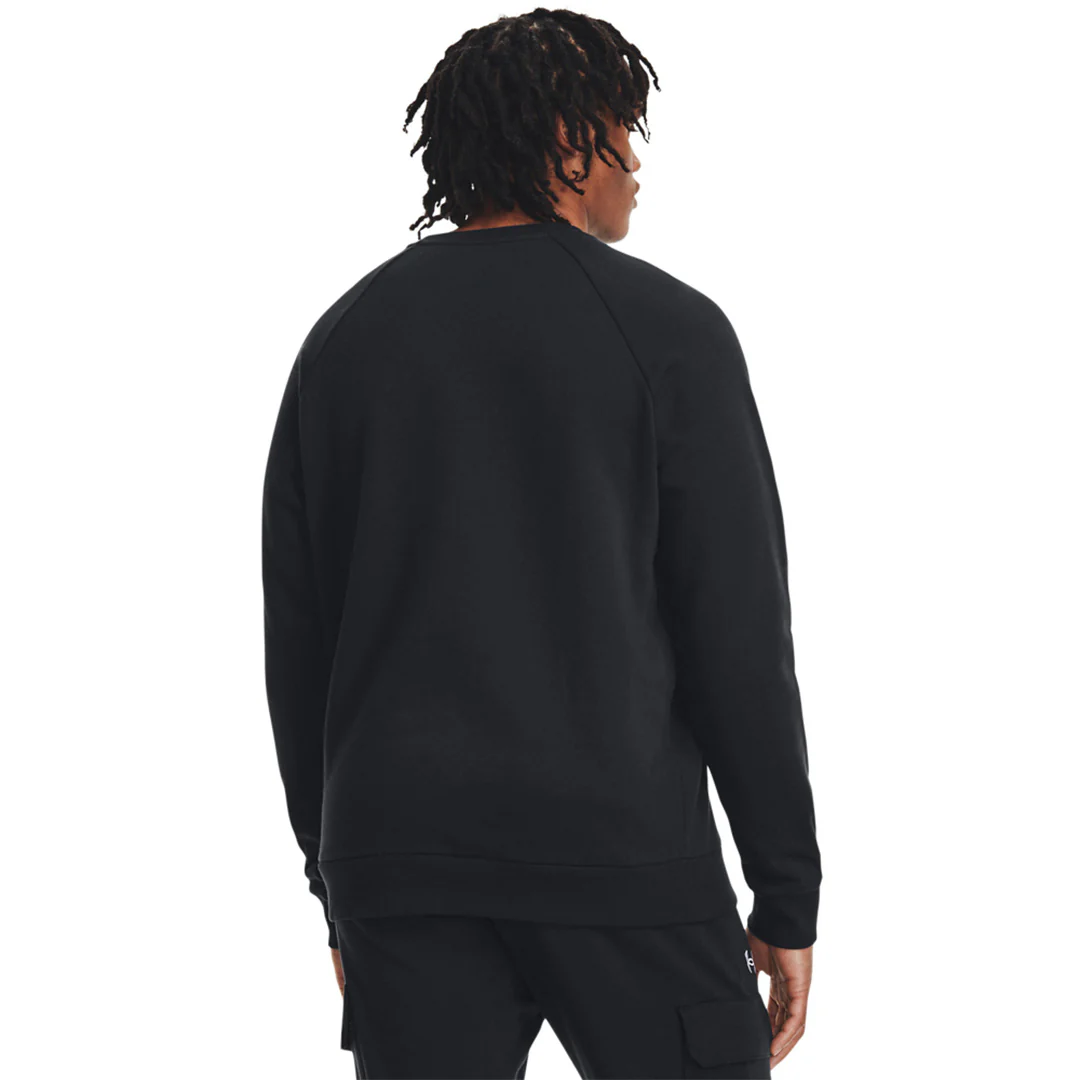 Under Armour Men Rival Fleece Crew | 1379755-001 - Image 2