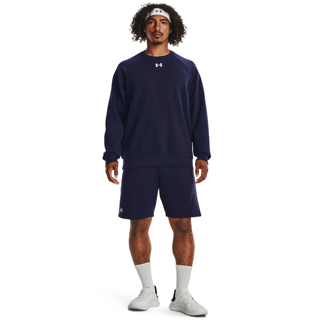 Under Armour Men Rival Fleece Crew | 1379755-410 - Image 5
