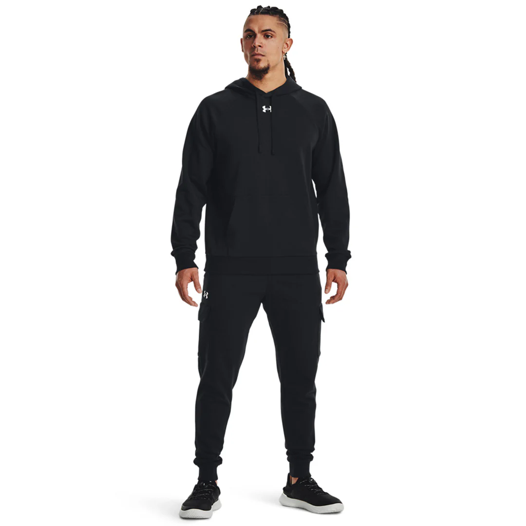 Under Armour Men Rival Fleece Hoodie | 1379757-001 - Image 5