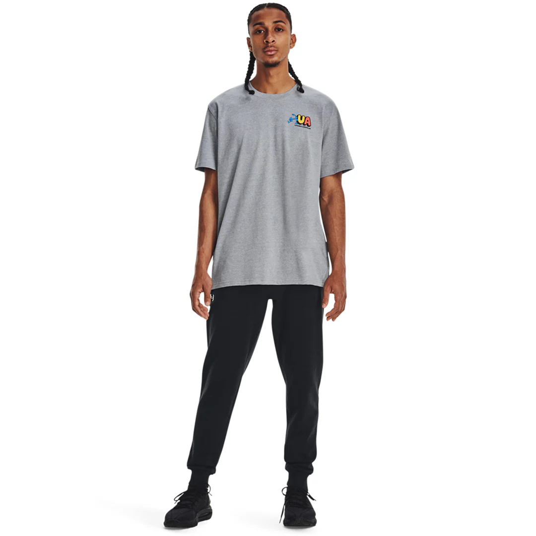 Under Armour Men Rival Fleece Joggers | 1379774-001 - Image 5