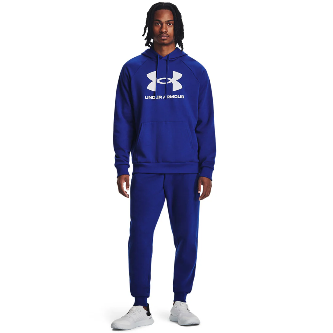 Under Armour Men Rival Fleece Joggers | 1379774-400 - Image 5