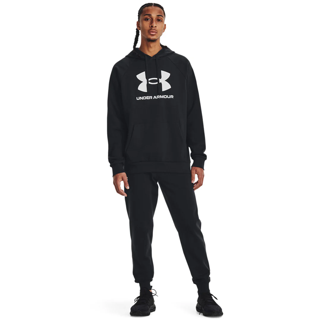 Under Armour Men Rival Fleece Logo Hoodie | 1379758-001 - Image 5
