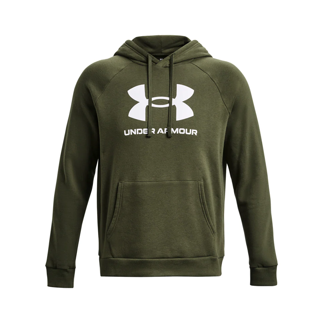 Under Armour Men Rival Fleece Logo Hoodie | 1379758-390 - Image 3