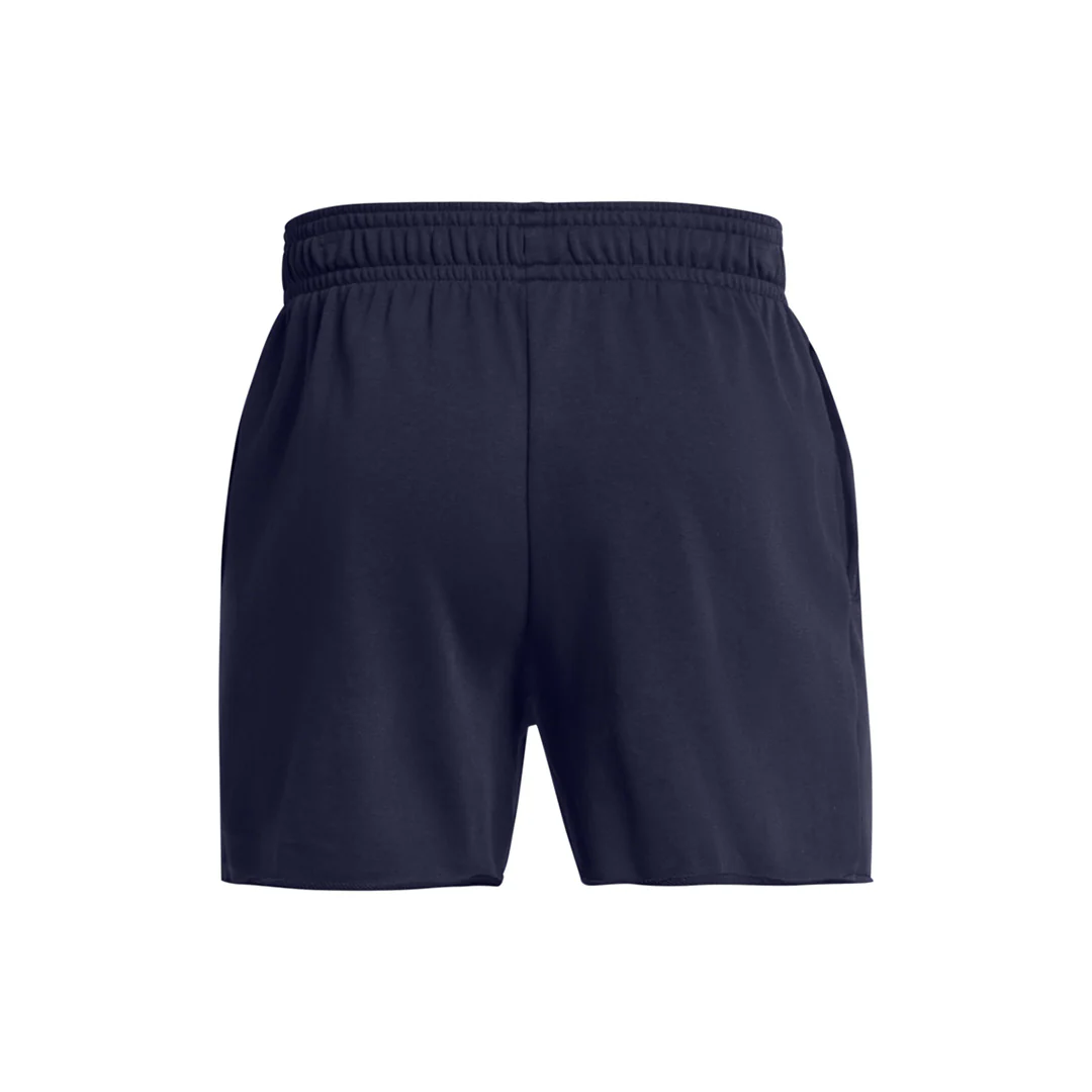 Under Armour Men Rival Terry 6" Shorts | 1382427-410 - Image 4