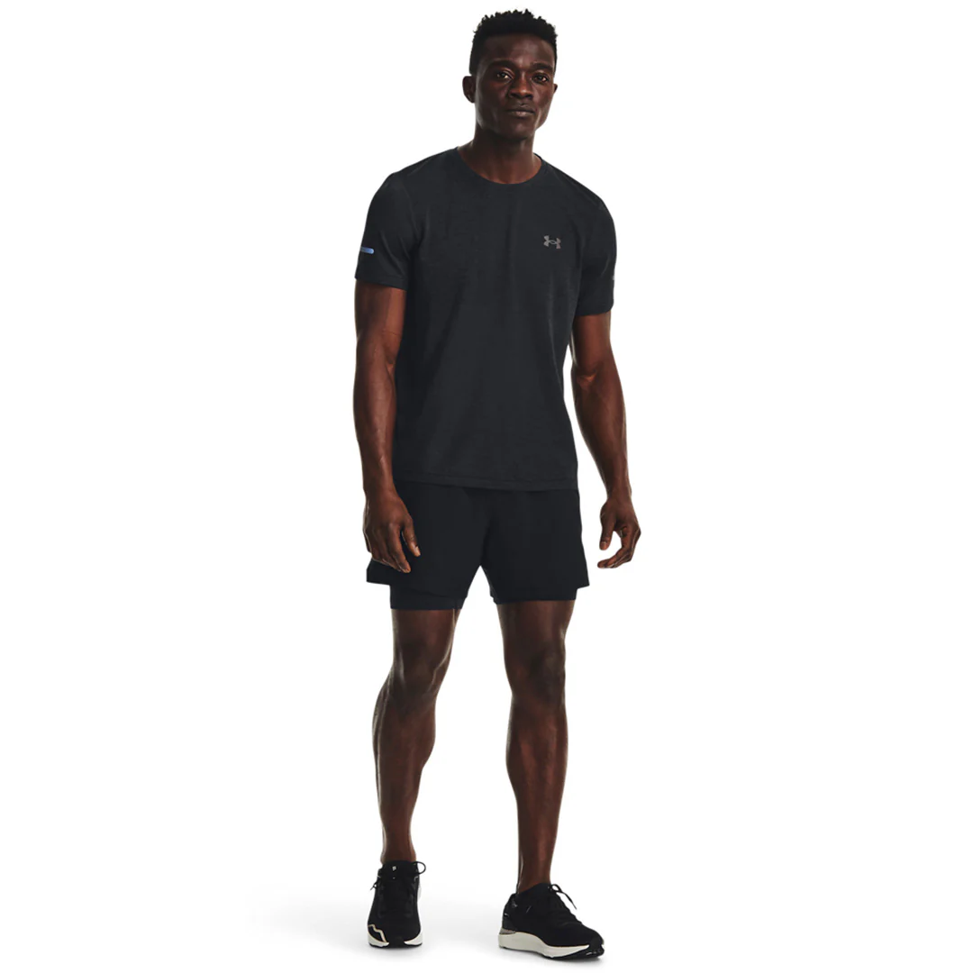 Under Armour Men Seamless Stride Short Sleeve | 1375692-001 - Image 5