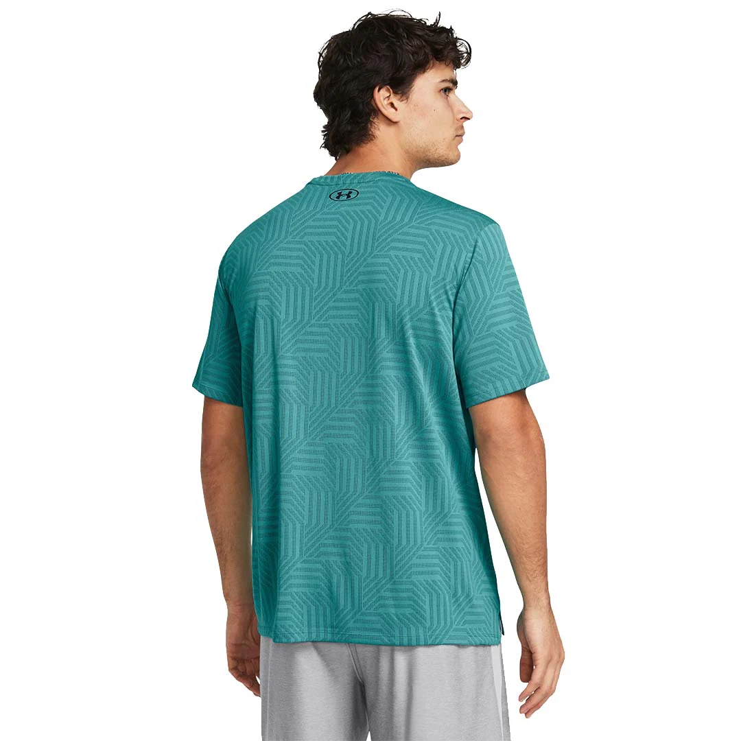 Under Armour Men Tech Vent Geotessa Short Sleeve | 1382182-449 - Image 2