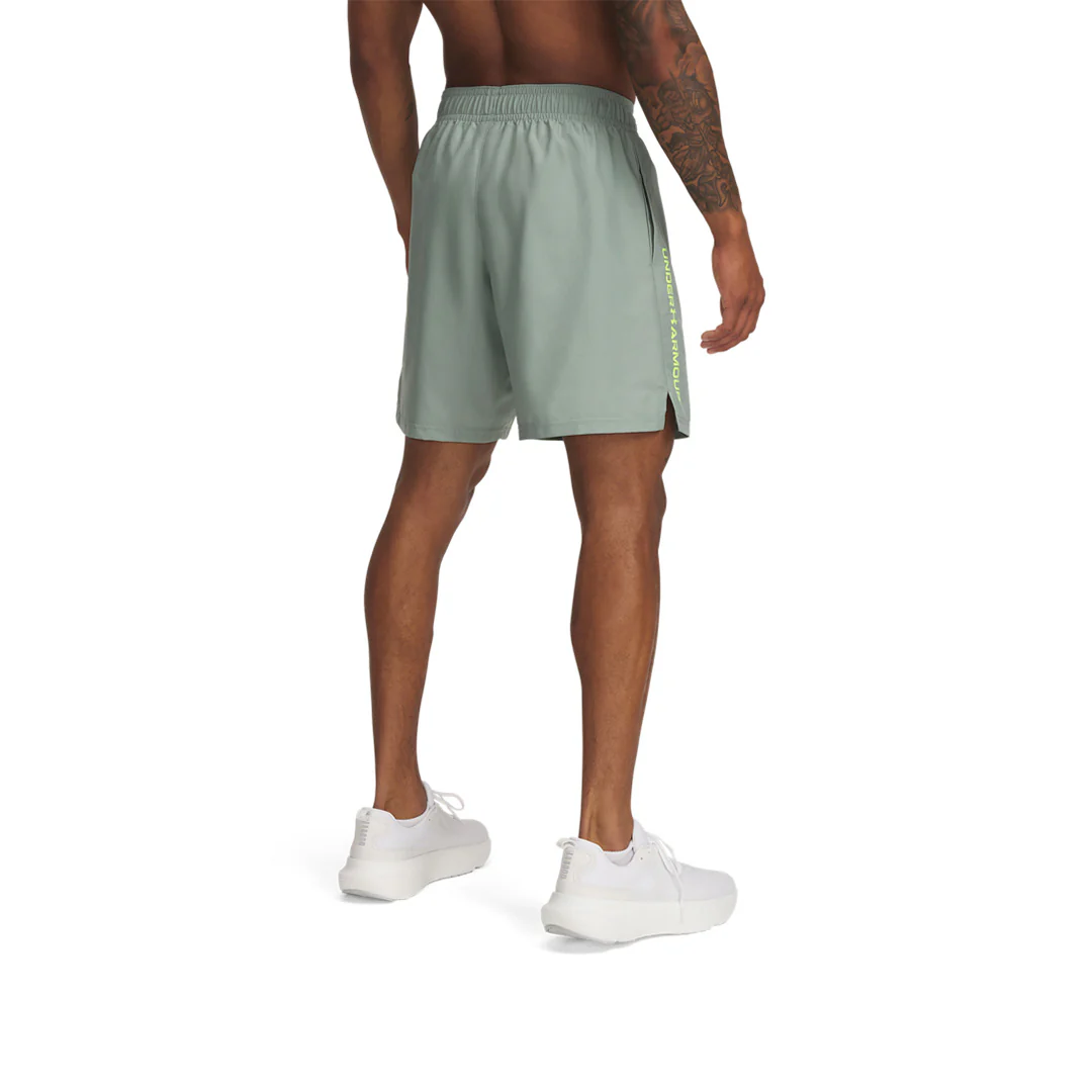 Under Armour Men Tech Woven Wordmark Shorts | 1383356-348 - Image 2