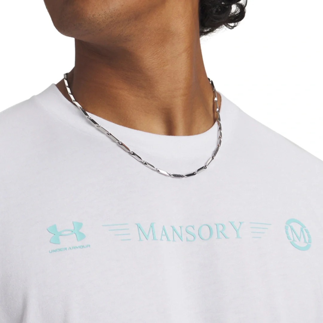 Under Armour Men x Mansory Heavyweight Cotton LC Short Sleeve | 6009093-100 - Image 3