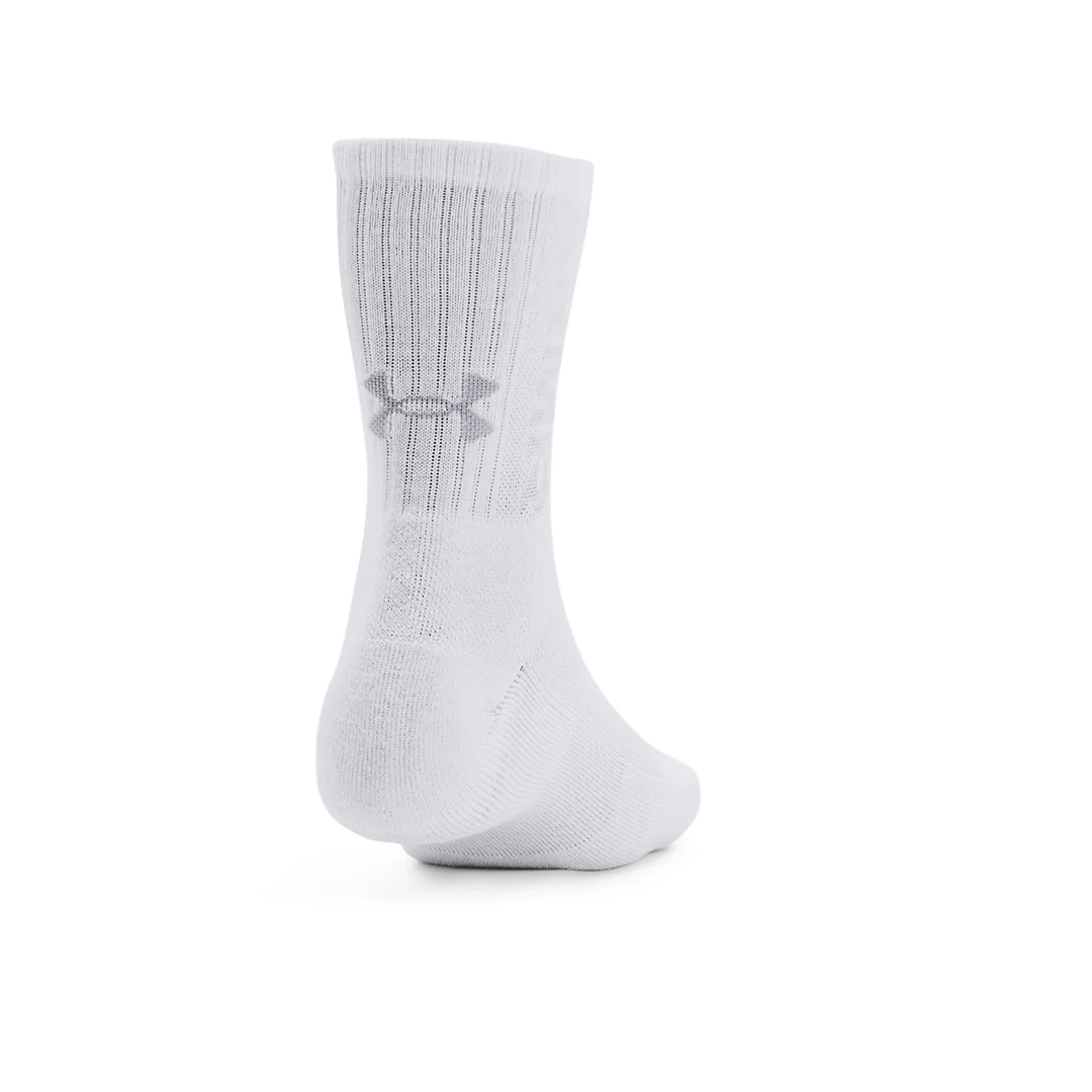 Under Armour Unisex 3-Maker 3-Pack Mid-Crew Socks | 1373084-100 - Image 3