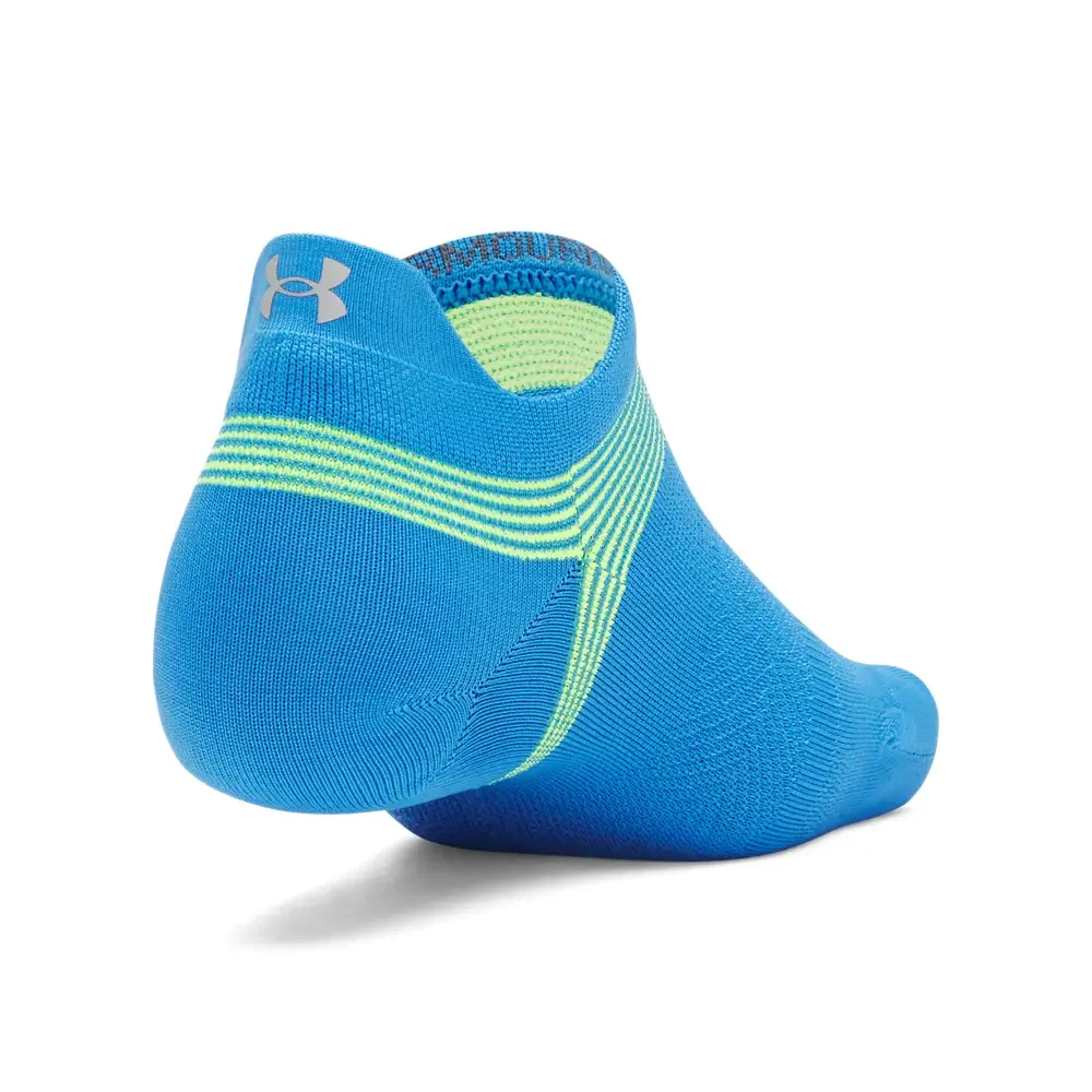 Under Armour Unisex ArmourDry Run Lite 3 Pair No Show Tab Socks | 1386237-402 - Image 2
