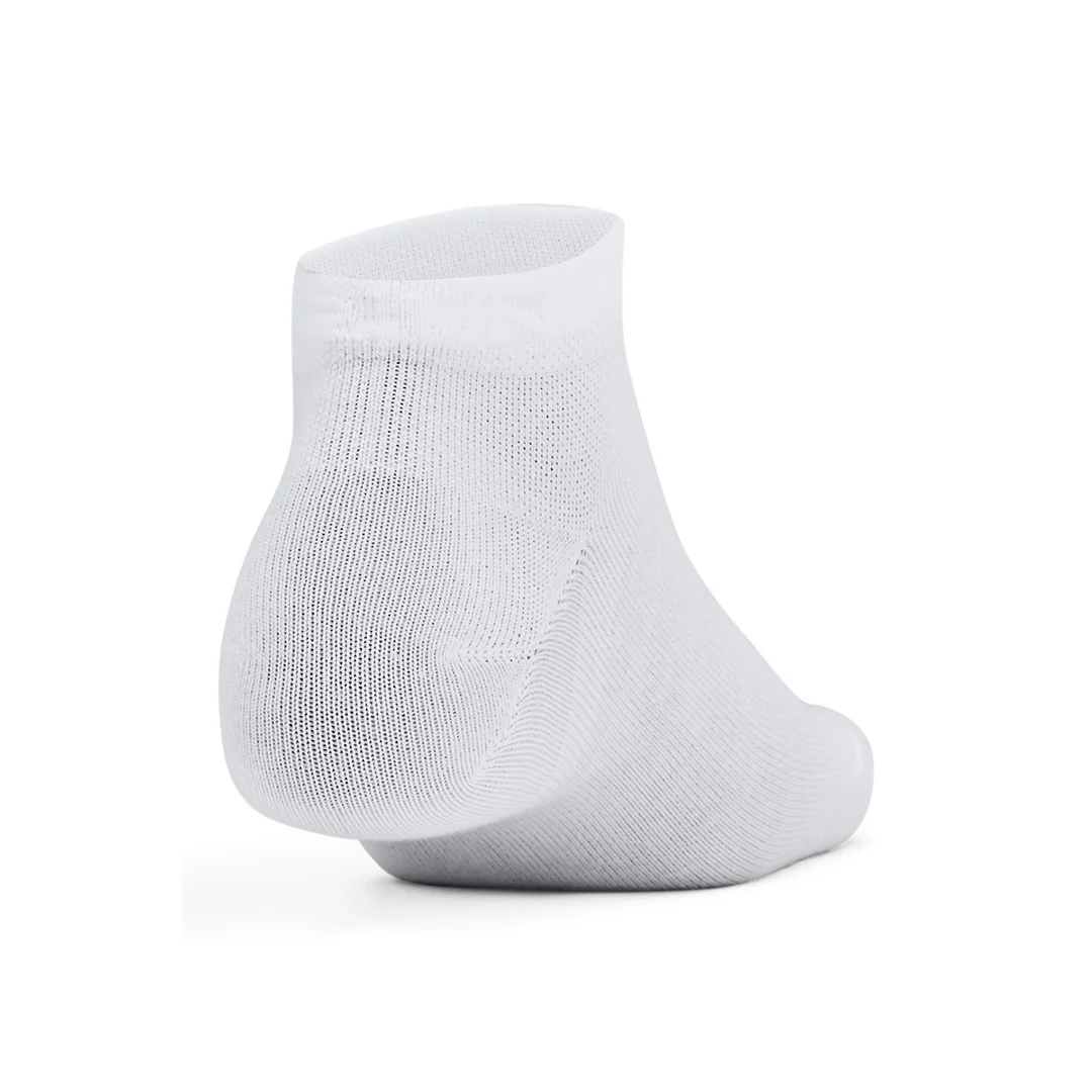 Under Armour Unisex Essential 6 Pair Low Cut Socks | 1386239-100 - Image 2