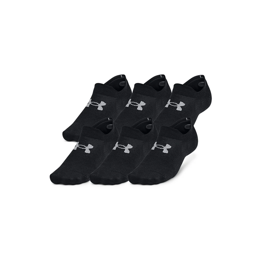Under Armour Unisex Essential 6 Pair Ultra Low Socks | 1386240-001 - Image 3
