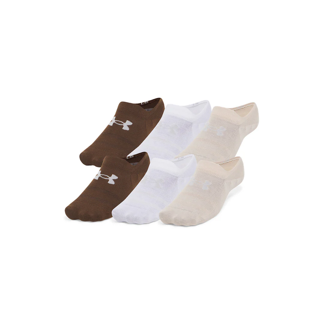 Under Armour Unisex Essential 6 Pair Ultra Low Socks | 1386240-239 - Image 3
