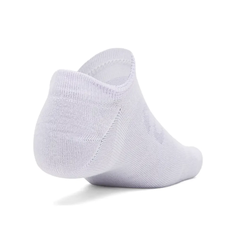 Under Armour Unisex Essential 6 Pairs No-Show Socks | 1382611-103 - Image 2