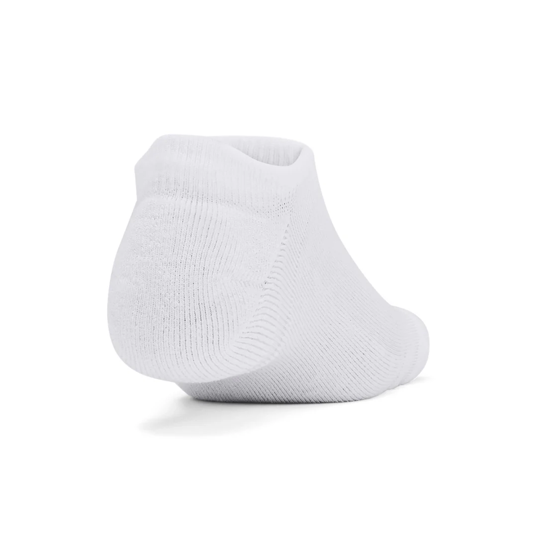 Under Armour Unisex Essential Cushion 6 Pair No Show | 1387057-100 - Image 2