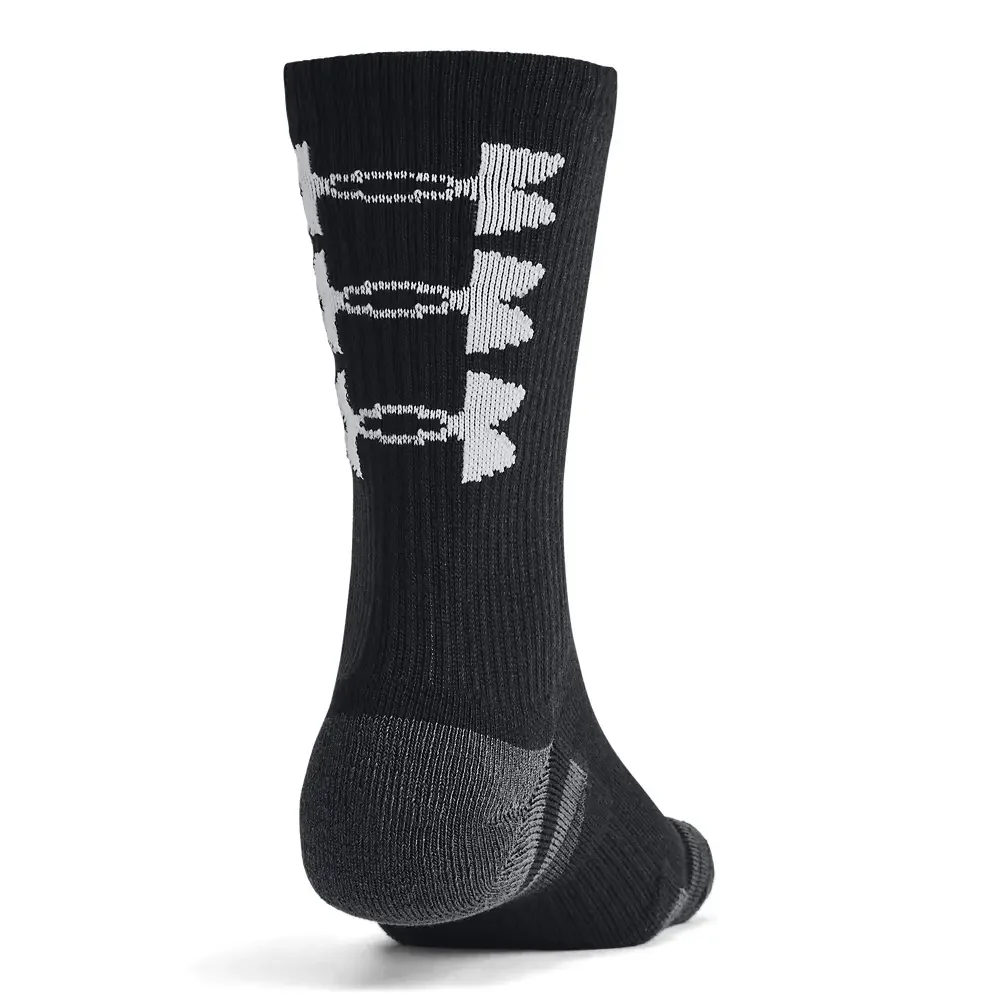 Under Armour Unisex Perf Tech Nov 3 Pair Crew | 1379515-002 - Image 2