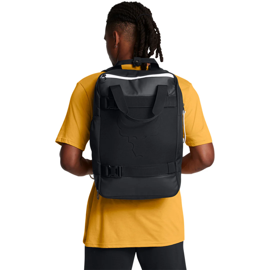 Under Armour Unisex Project Rock Box Duffle Backpack | 1378417-002 - Image 4