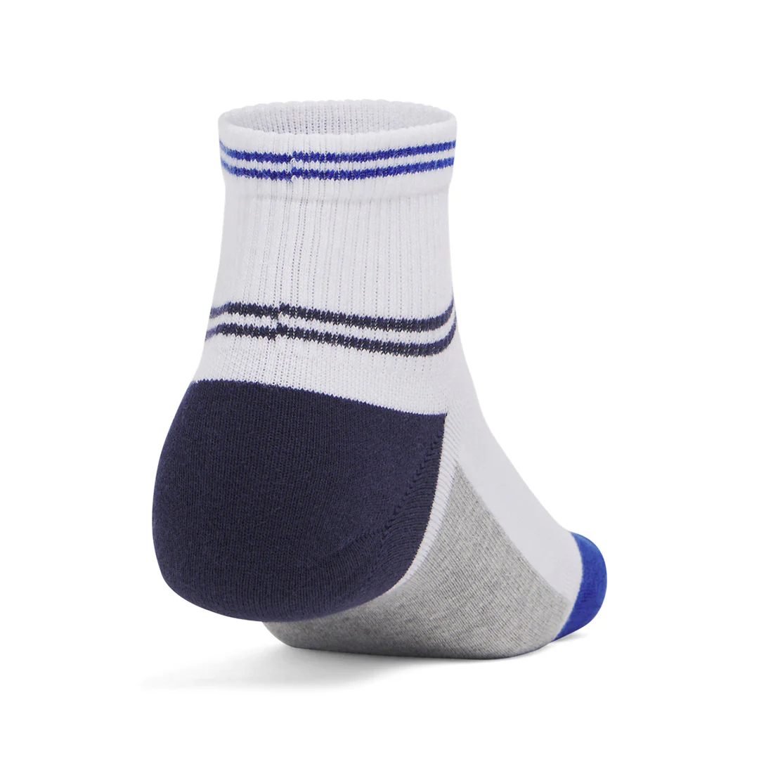 Under Armour Unisex Sportswear Cotton NV Quarter Socks | 1390131-100 - Image 2