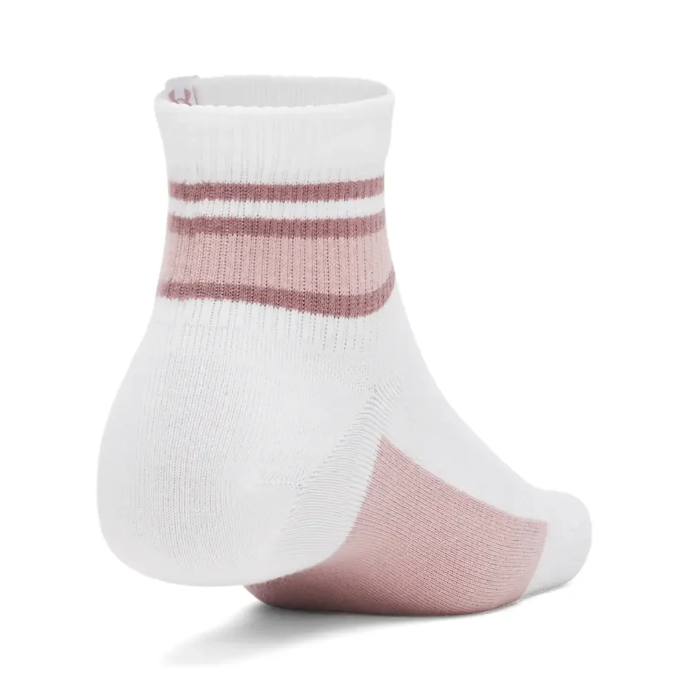 Under Armour Unisex Sportswear Cotton NV Quarter Socks | 1390131-101 - Image 2