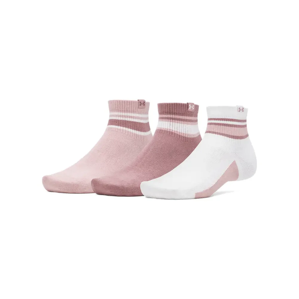 Under Armour Unisex Sportswear Cotton NV Quarter Socks | 1390131-101 - Image 3