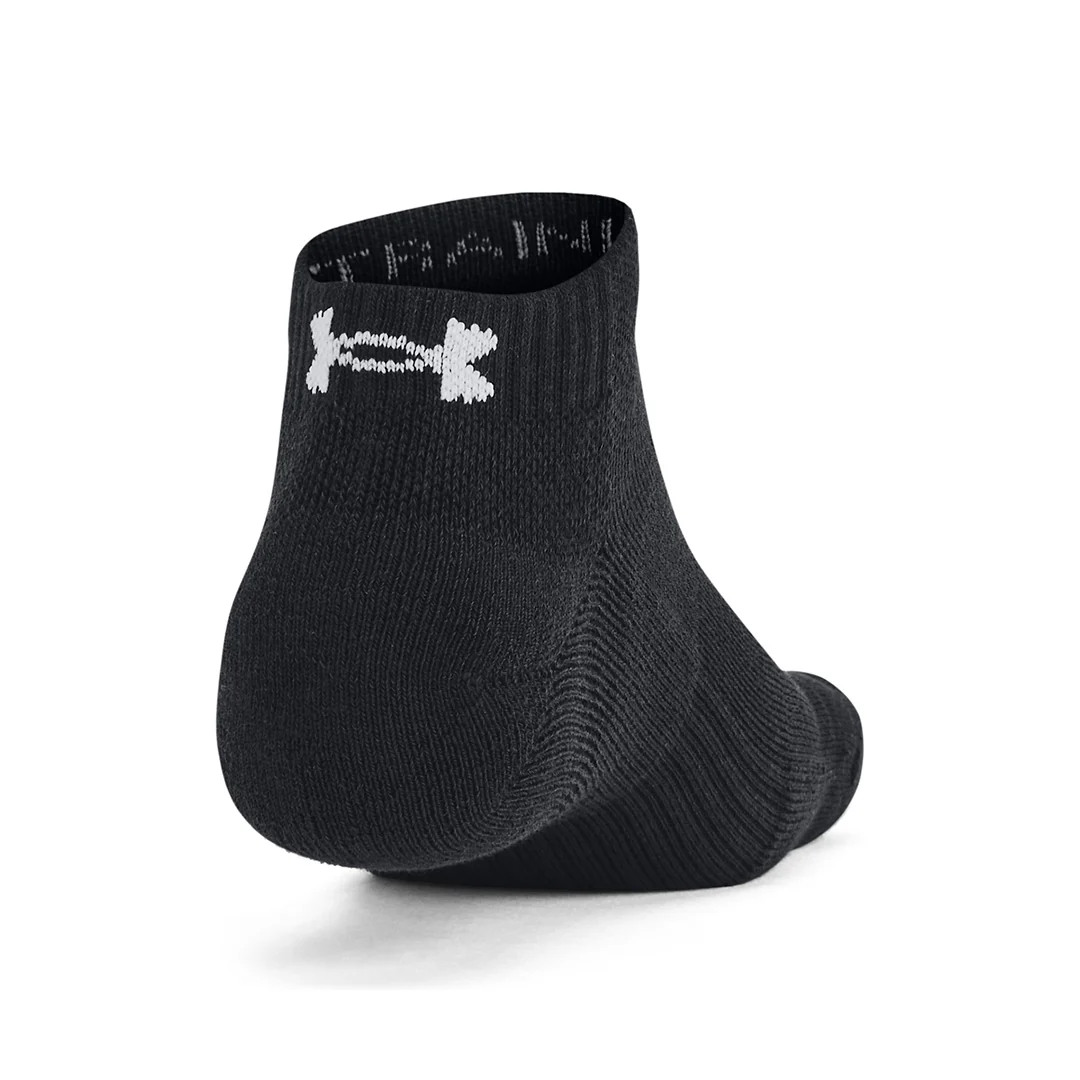 Under Armour Unisex Training Cotton 3-Pack Low Cut Socks | 1386312-001 - Image 2