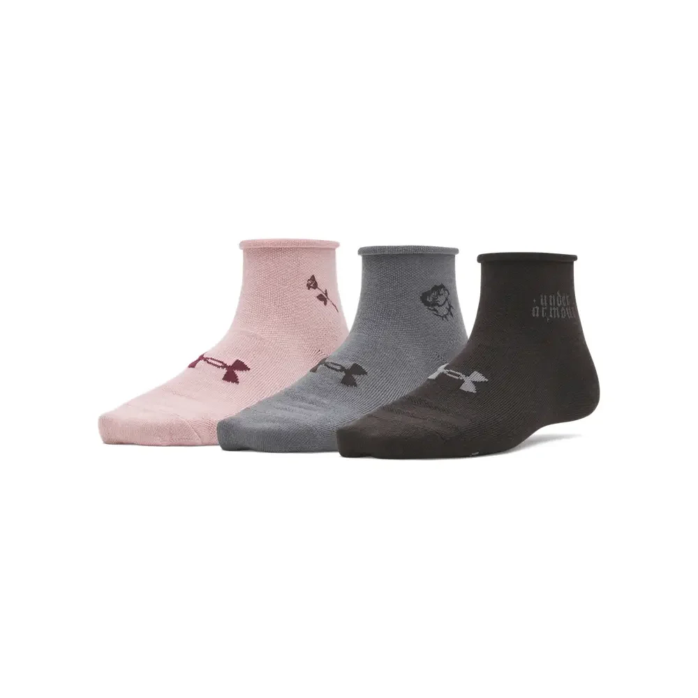 Under Armour Women Essential Nov 3 Pair Quarter | 1384025-002 - Image 3