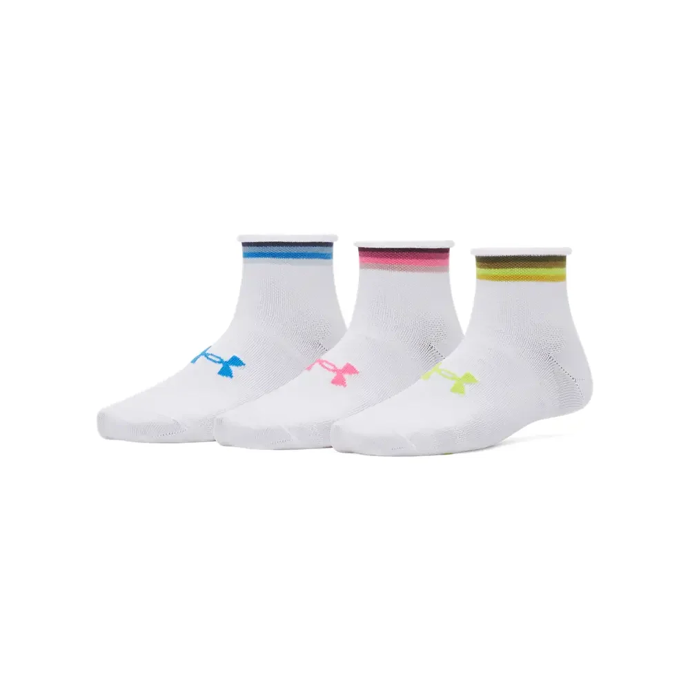 Under Armour Women Essential Nov 3 Pair Quarter | 1384025-106 - Image 3