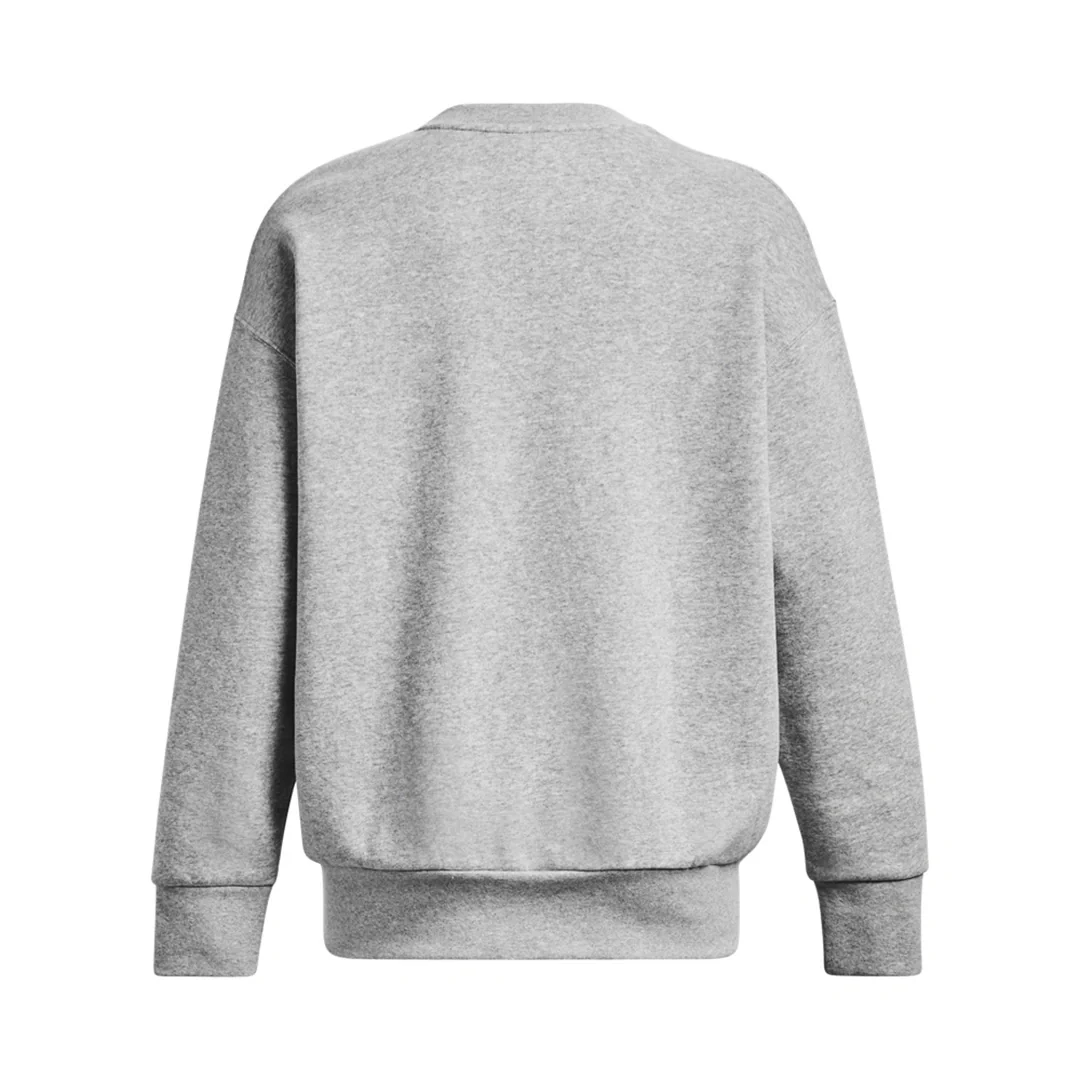Under Armour Women Icon Fleece Oversize Crew | 1379475-012 - Image 4