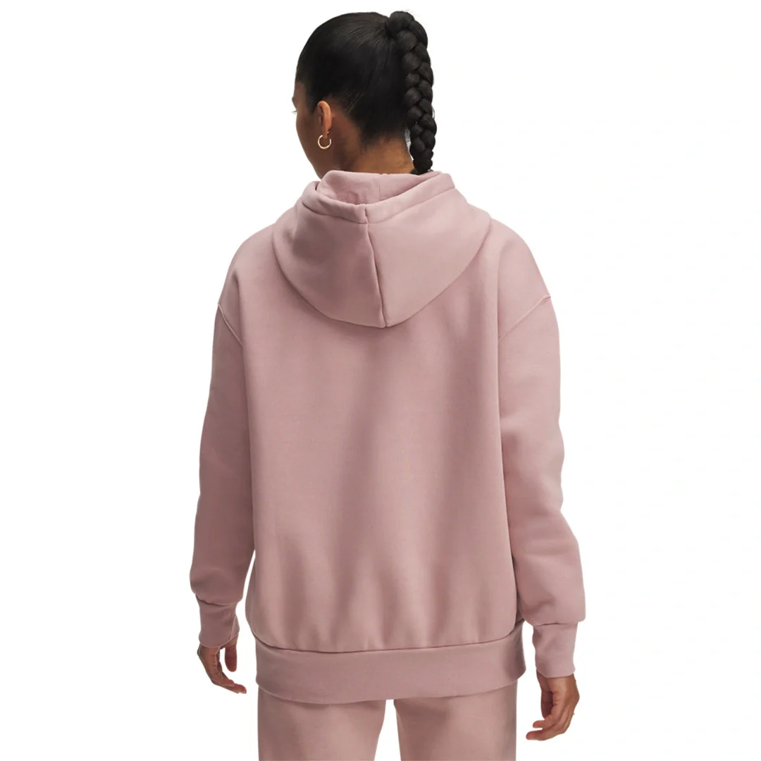 Under Armour Women Icon Fleece Oversized Hoodie | 1379495-673 - Image 2
