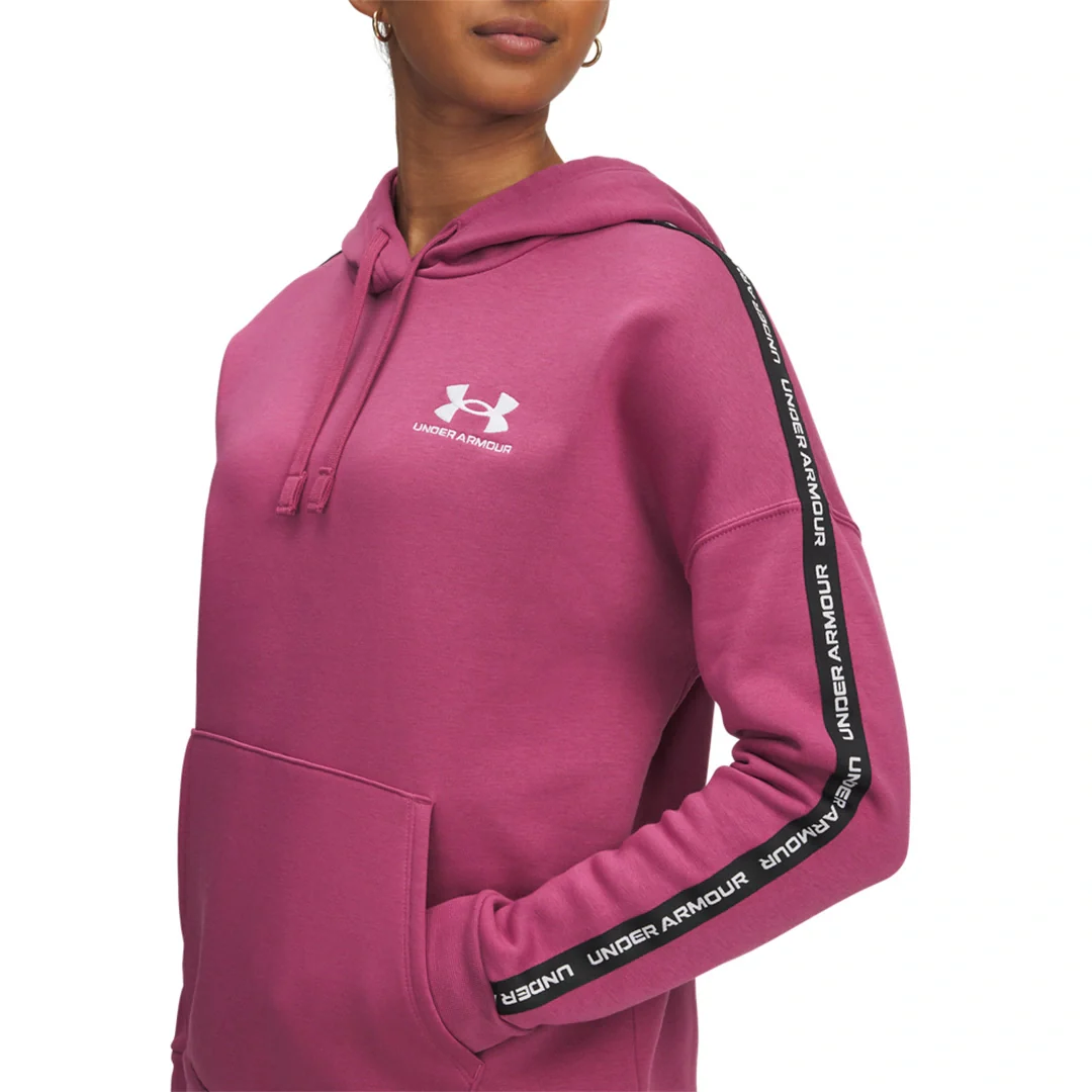 Under Armour Women Icon Fleece Taped Hoodie | 6003708-659 - Image 3