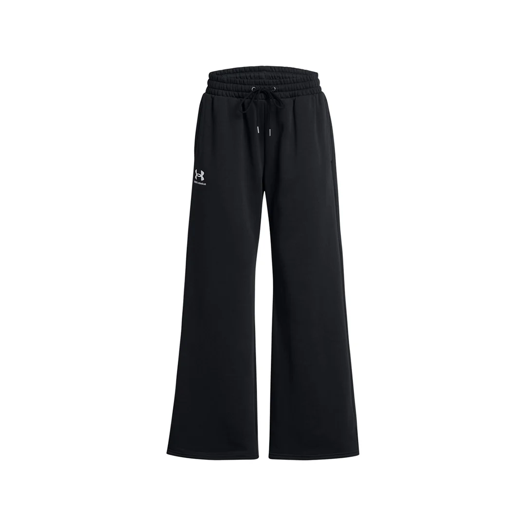 Under Armour Women Icon Fleece Wide Leg Pants | 1386497-001 - Image 3