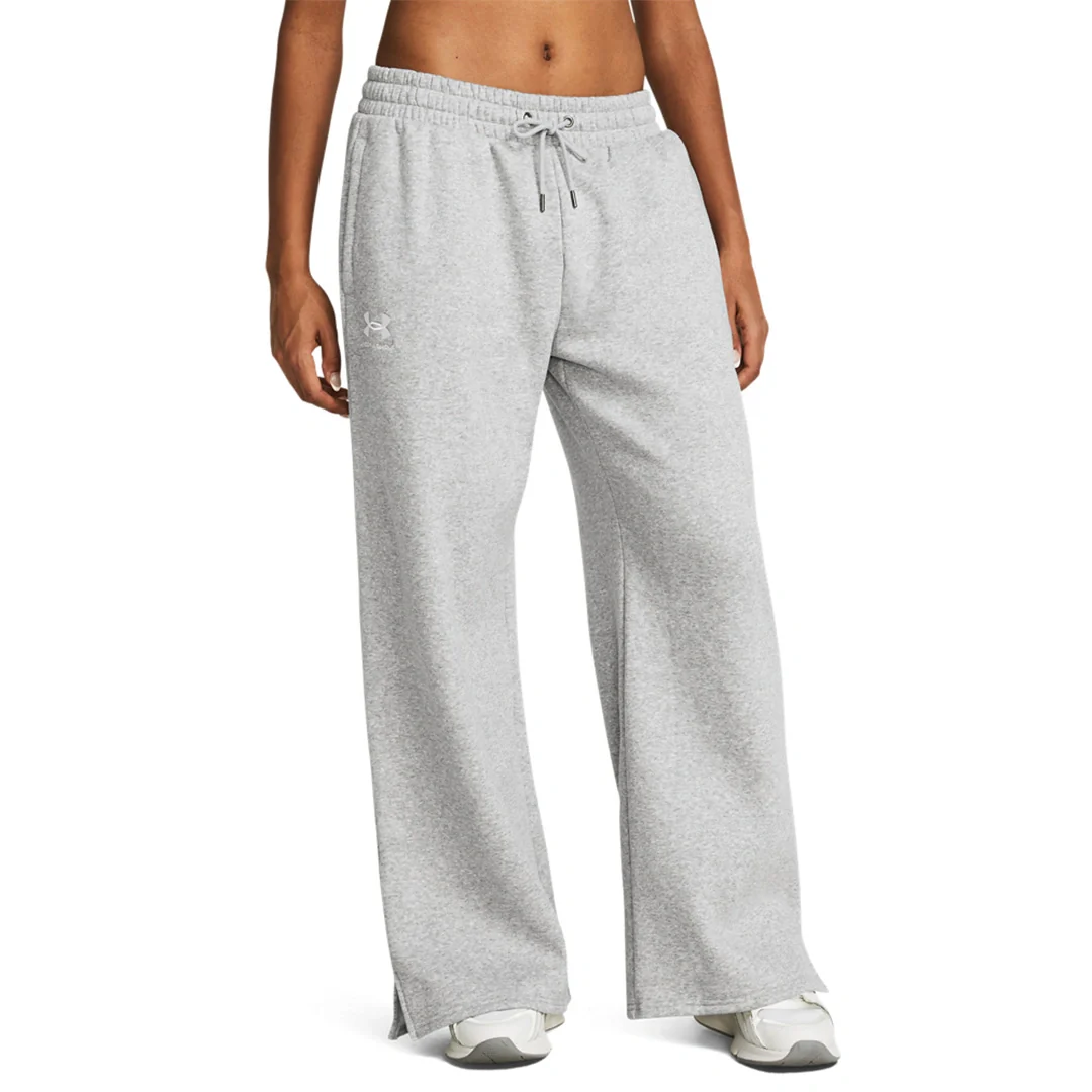 Under Armour Women Icon Fleece Wide Leg Pants | 1386497-011