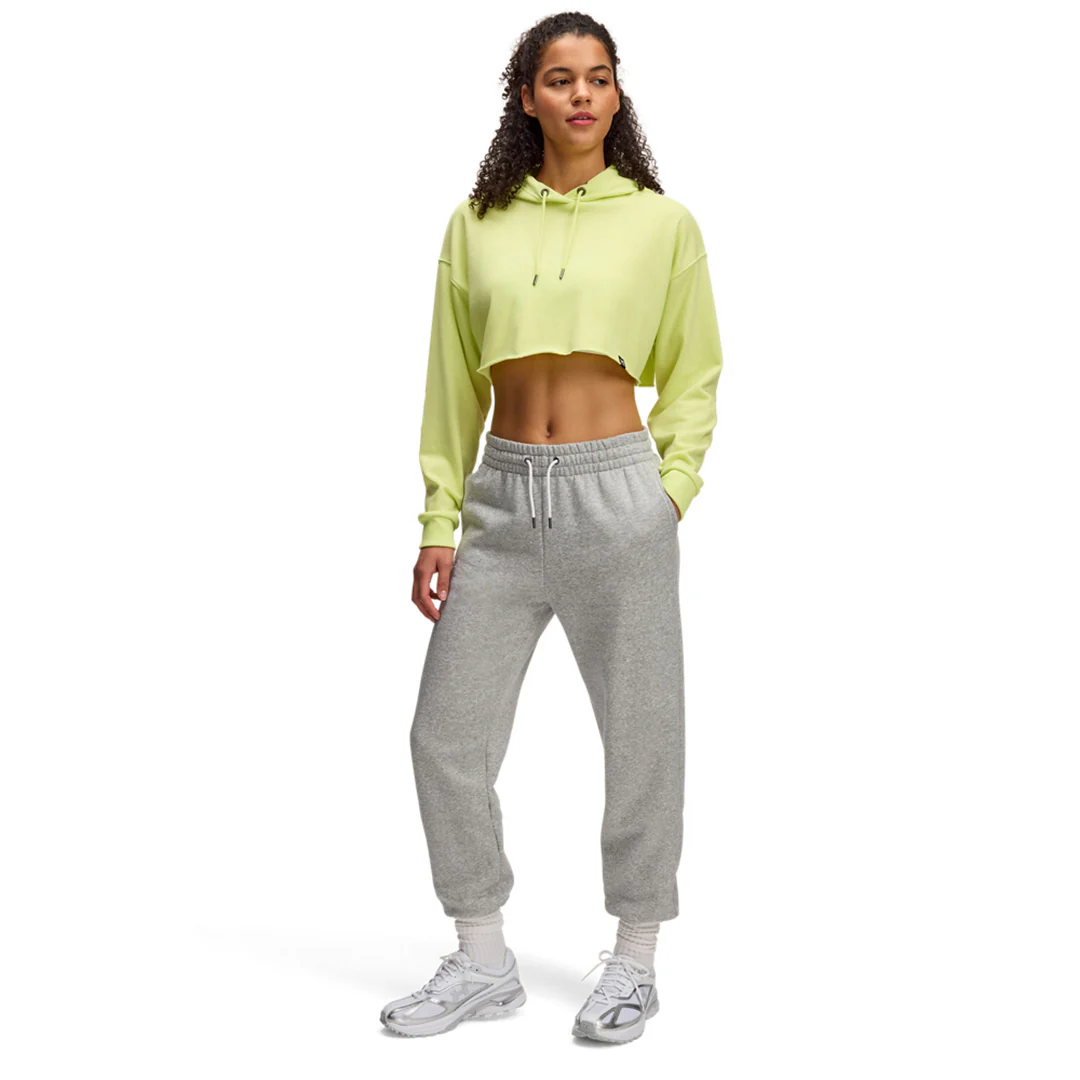 Under Armour Women Icon Terry Crop Hoodie | 1389640-727 - Image 4