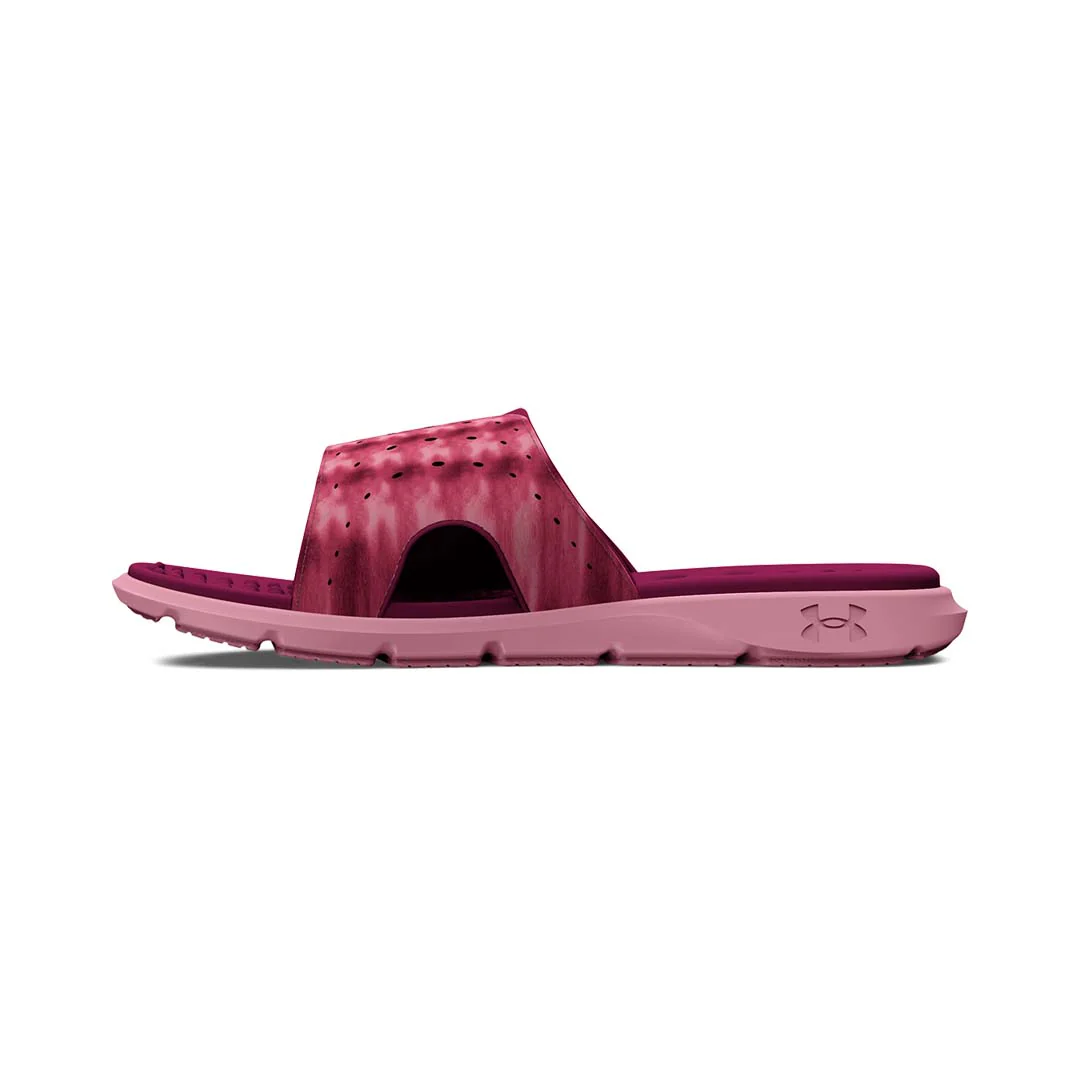 Under Armour Women Ignite Pro Graphic Strap Slides | 3026028-606 - Image 2