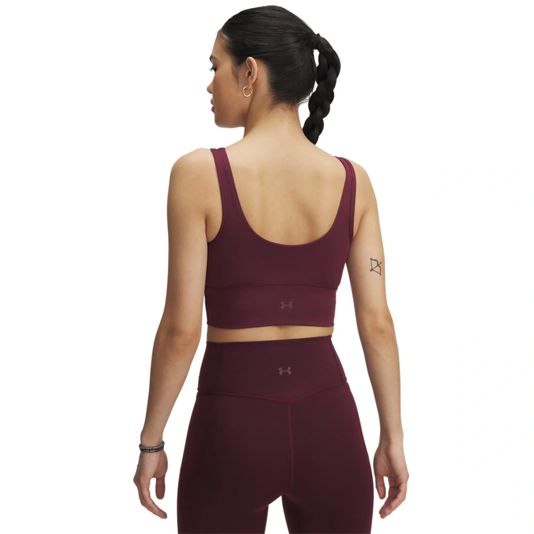 Under Armour Women Meridian Fitted Crop Tank | 1379153-600 - Image 2