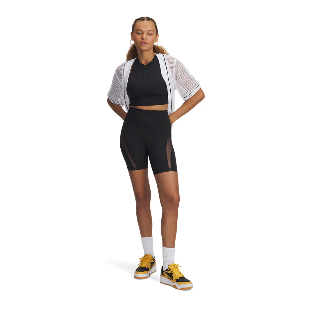 Under Armour Women Meridian Mesh 7in shorts | 6000340-001 - Image 4
