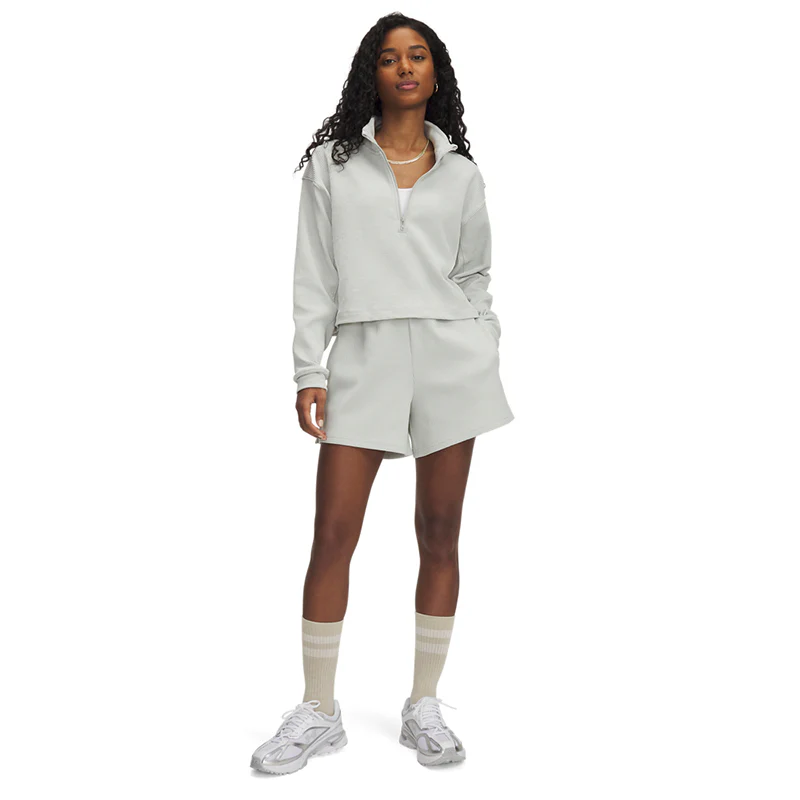 Under Armour Women Meridian Rib Shorts | 1390242-377 - Image 4
