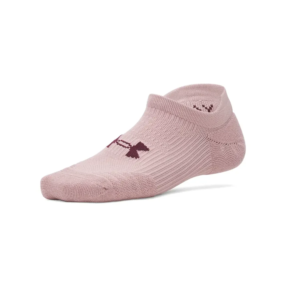 Under Armour Women Play Up 3 Pair No Show Tab Socks | 1386250-673