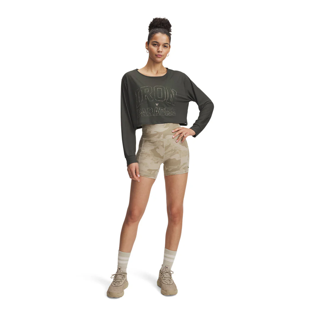 Under Armour Women Project Rock Iron Paradise Long Sleeve | 1389709-310 - Image 3