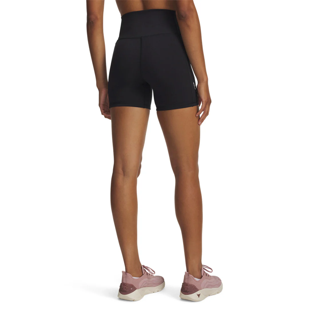 Under Armour Women Project Rock Middie Shorts | 6005086-002 - Image 2