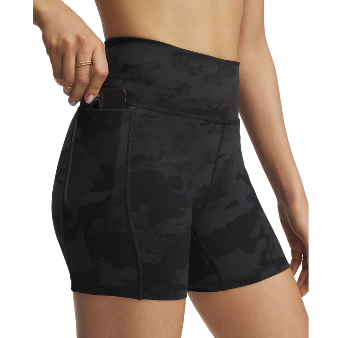 Under Armour Women Project Rock Middy Shorts | 1389712-001 - Image 3