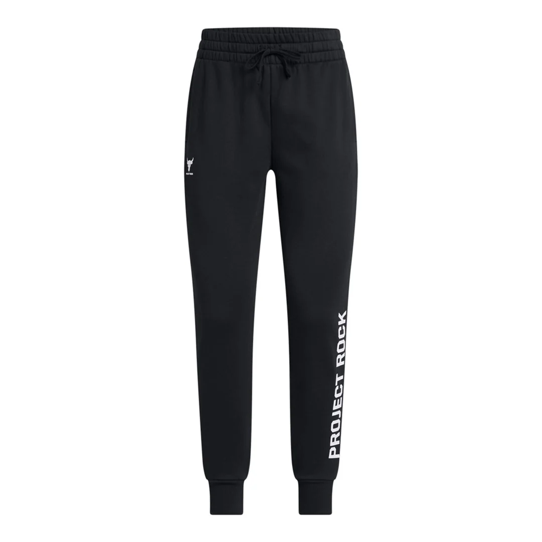 Under Armour Women Project Rock Rival Fleece Jogger | 1389336-001 - Image 3