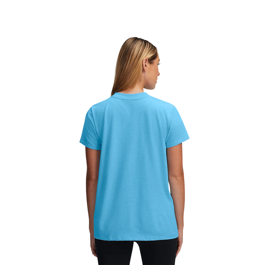 Under Armour Women Rival Core Short Sleeve | 1383648-453 - Image 2