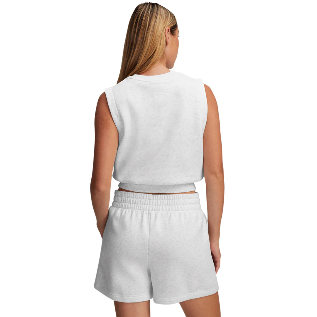 Under Armour Women Rival Fleece Sleeveless Top | 1389656-023 - Image 2