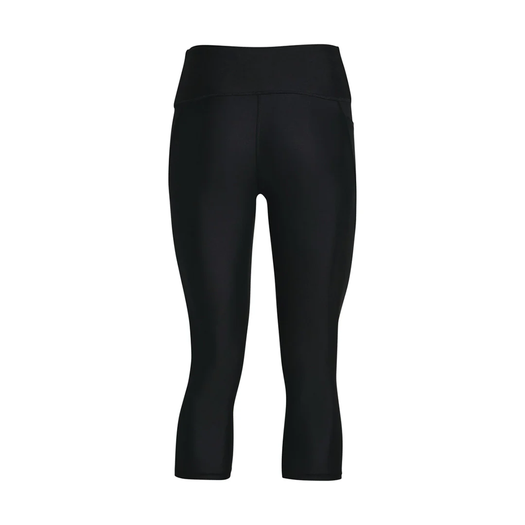 Under Armour Women Tech HI Capri Tights | 1365334-001 - Image 4