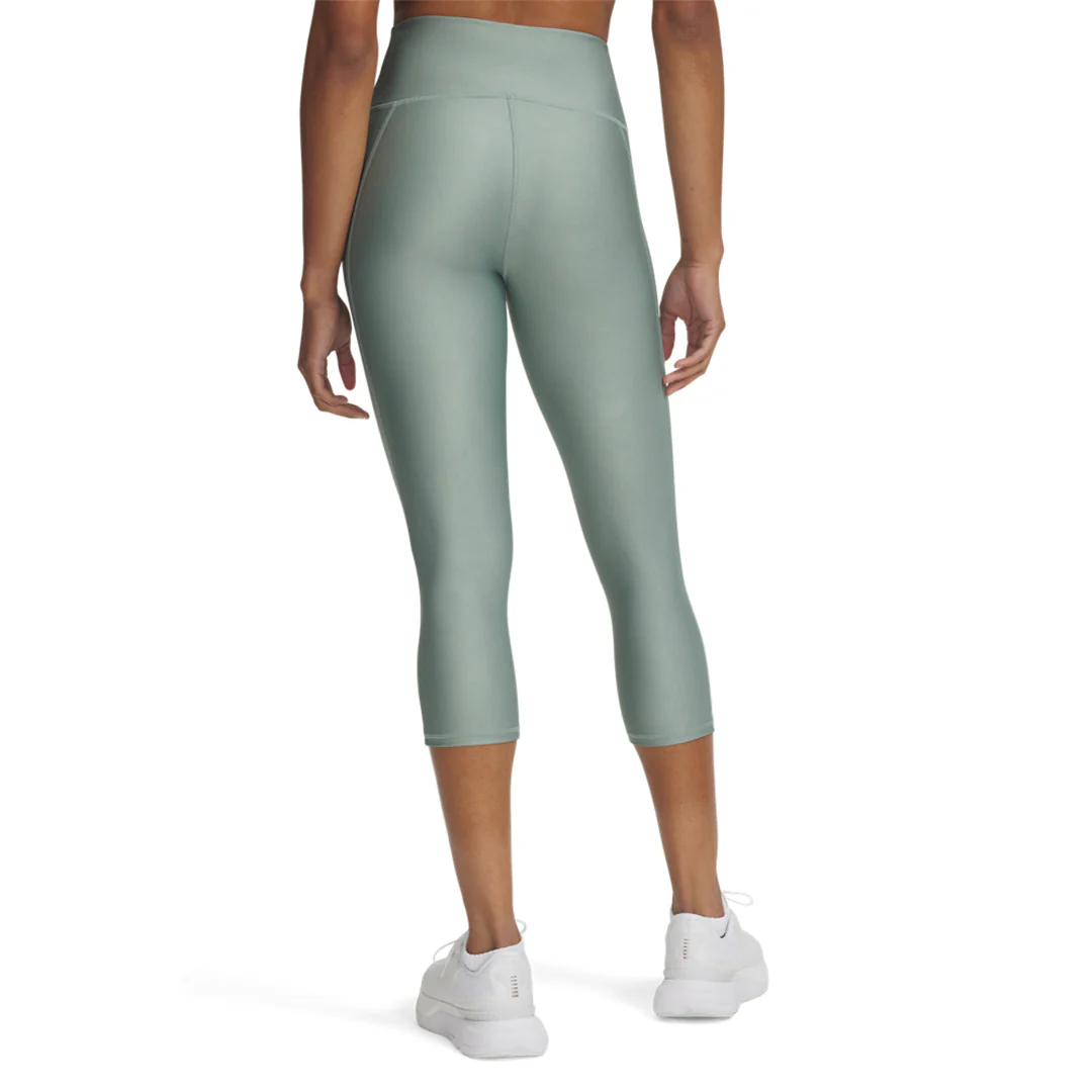 Under Armour Women Tech HI Capri Tights | 1365334-348 - Image 2