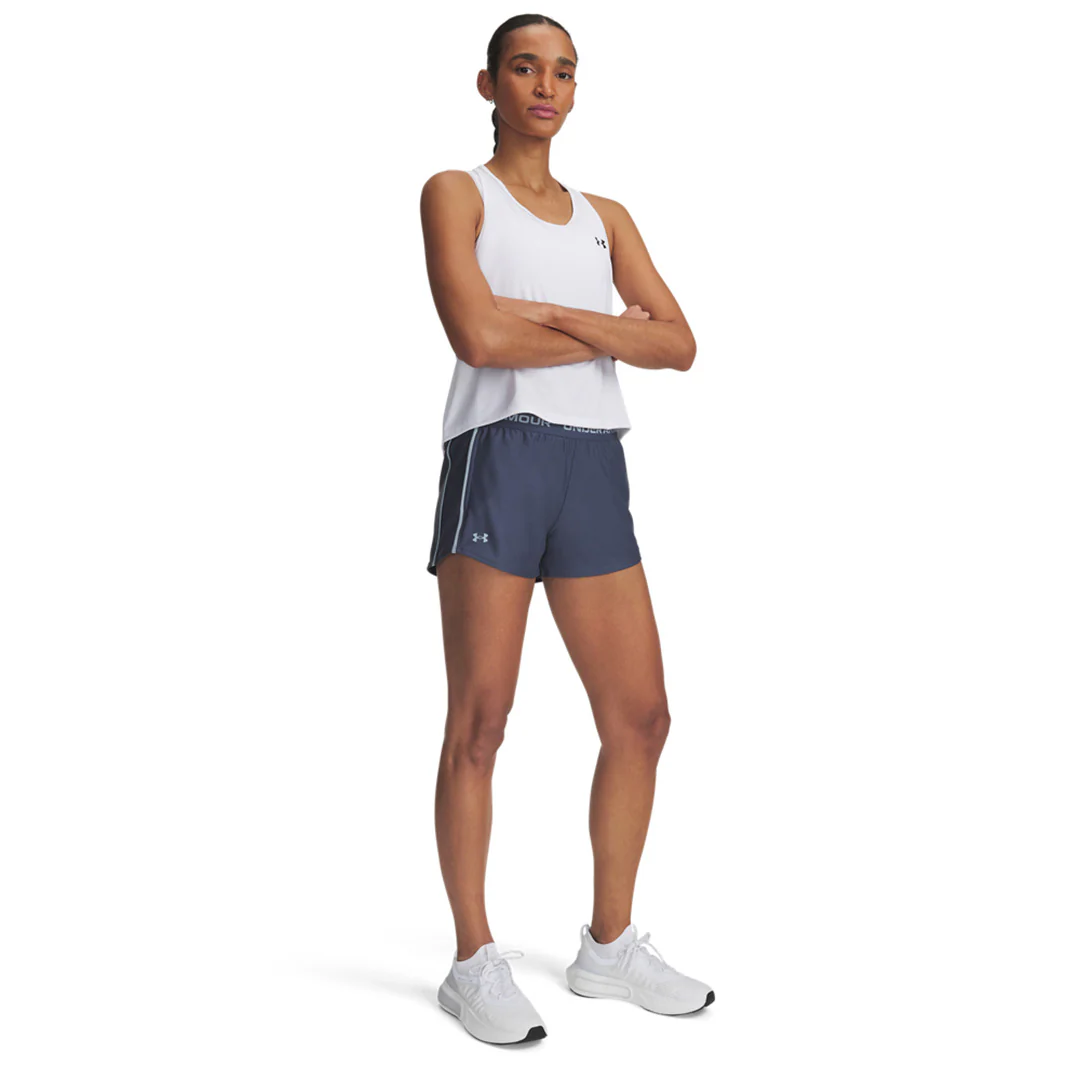 Under Armour Women Tech Play Up Shorts | 1389882-044 - Image 3