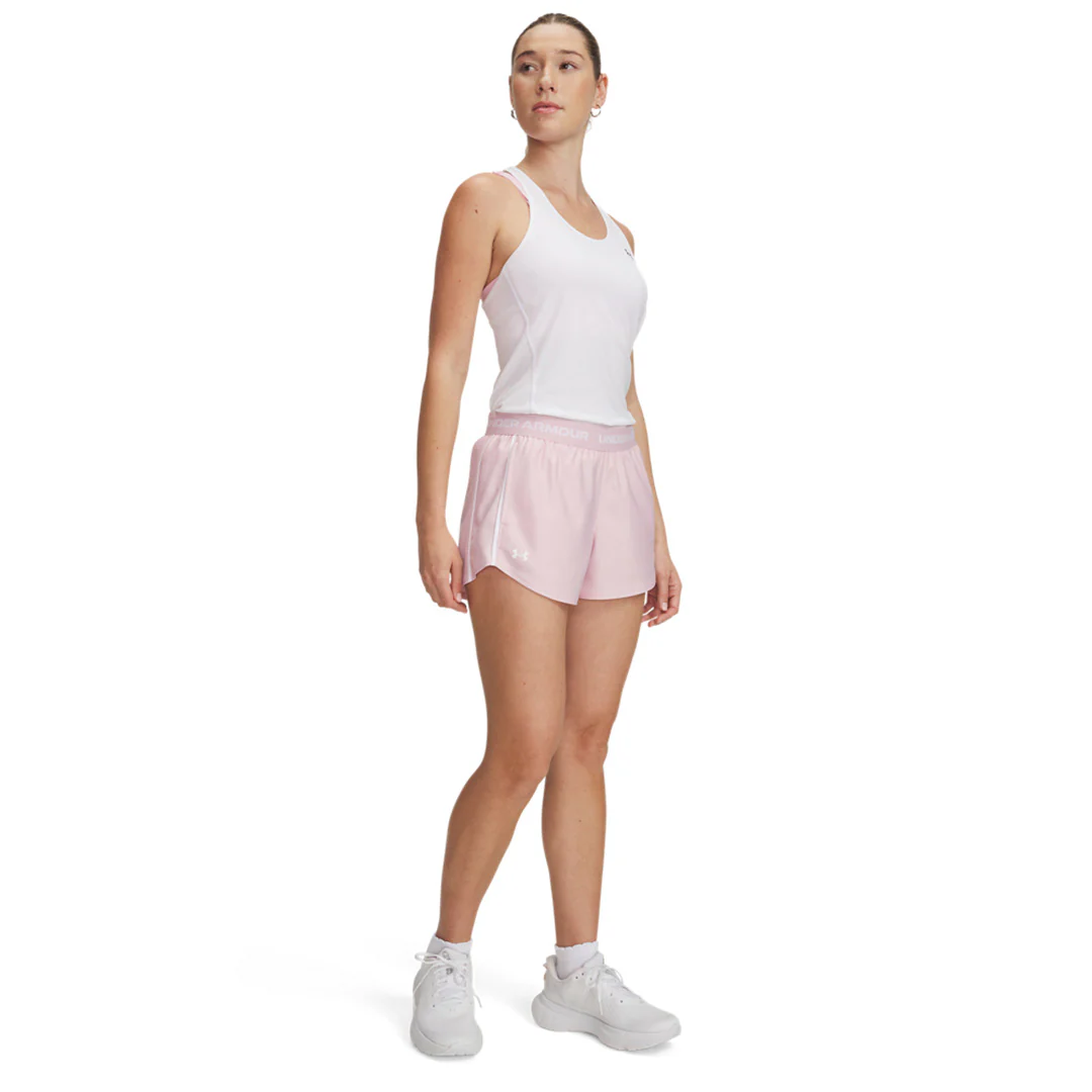 Under Armour Women Tech Play Up Shorts | 1389882-647 - Image 3
